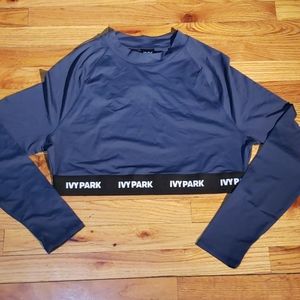 Ivy Park Active Long Sleeve Crop Top
